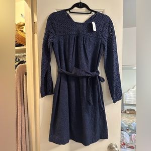 Gap Navy Eyelet dress, size XS